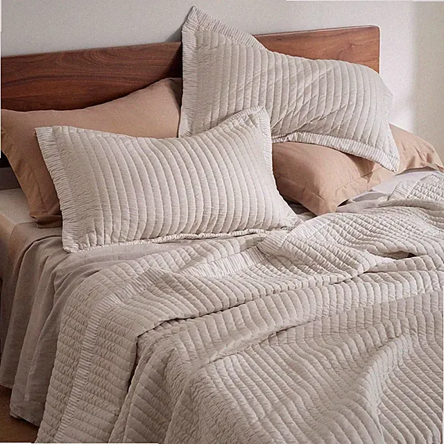 Bedspread Set - 3 piece set, 1 bedspread (90 “x96”), 2 pillowcases (20 “x26”).