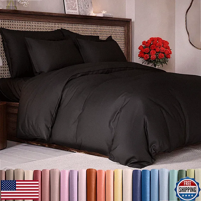 Cgk Unlimited Duvet Cover Full Size Set - Extra Soft Full Size Duvet Cover 80 X