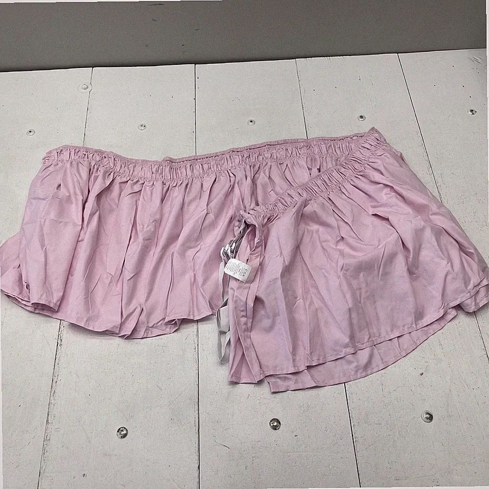 CGK Unlimited Light Pink 18 Drop Ruffled Wrap Around Bed Skirt Queen Size NEW