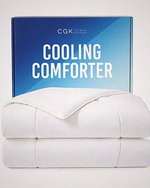 Cooling Comforter King/Cal King Size Cooling Blanket for Hot Sleepers and Ni...