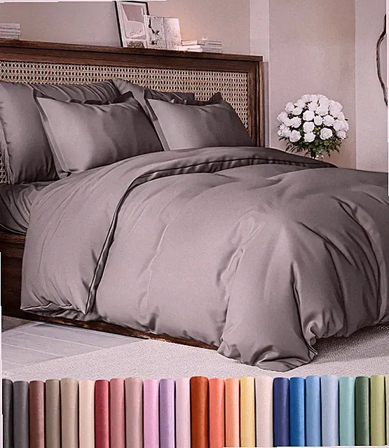 Duvet Cover King Size Set - Extra Soft King Duvet Cover 104" x 90" with 2 Pil...