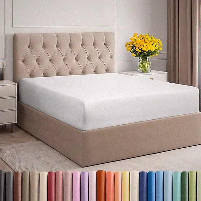 Hotel Luxury Single Fitted Sheet Only by CGK Linens