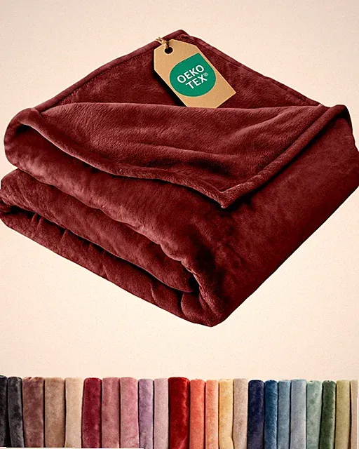 Ultra Soft Fleece Blanket King Size - Flannel Fleece Luxury King Blanket - Li...