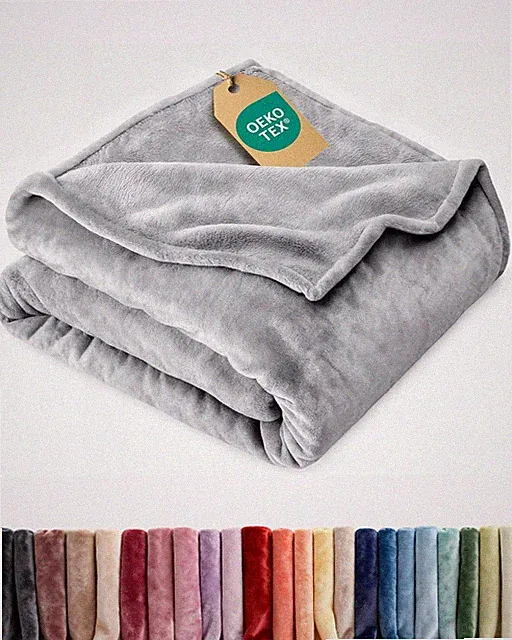 Ultra Soft Fleece Blanket Queen Size - Flannel Fleece Luxury Queen Blanket -...
