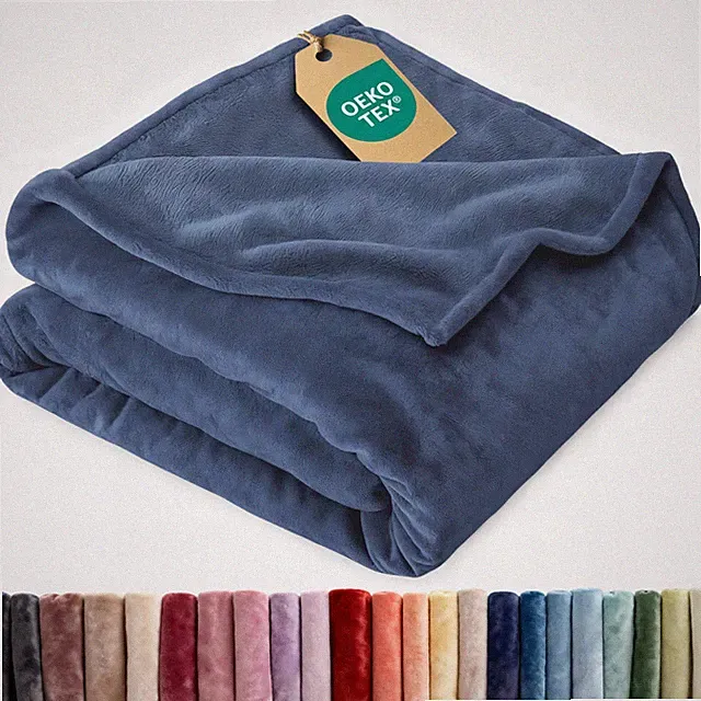 Ultra Soft Fleece Blanket Queen Size - Flannel Fleece Luxury Queen ... Fast Ship