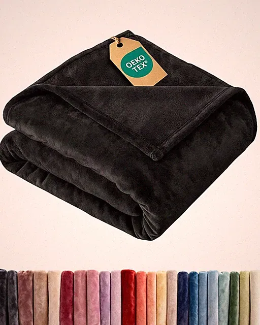 Ultra Soft Fleece Blanket Throw Size - Flannel Fleece Luxury Throw Blanket -...