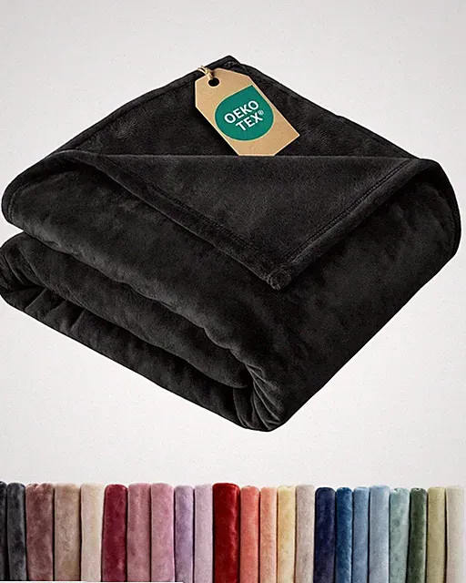 Ultra Soft Fleece Throw Blanket Flannel Luxury Plush Throw Blanket Size